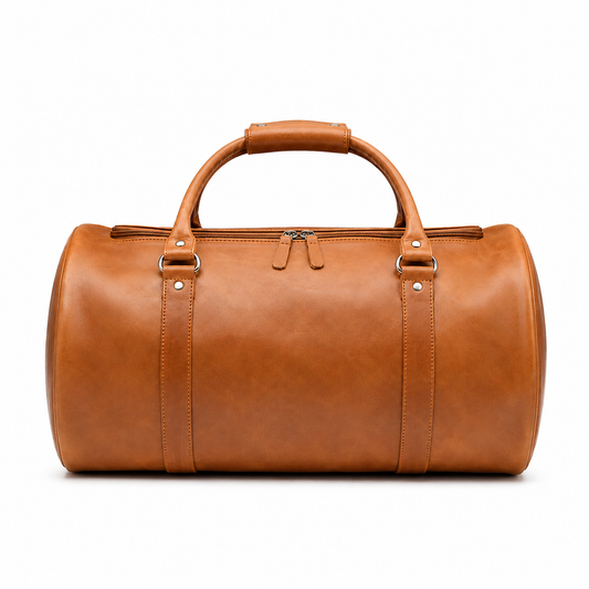 Plain travel duffle bag